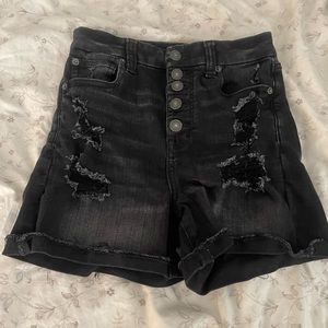 American Eagle button up shorts